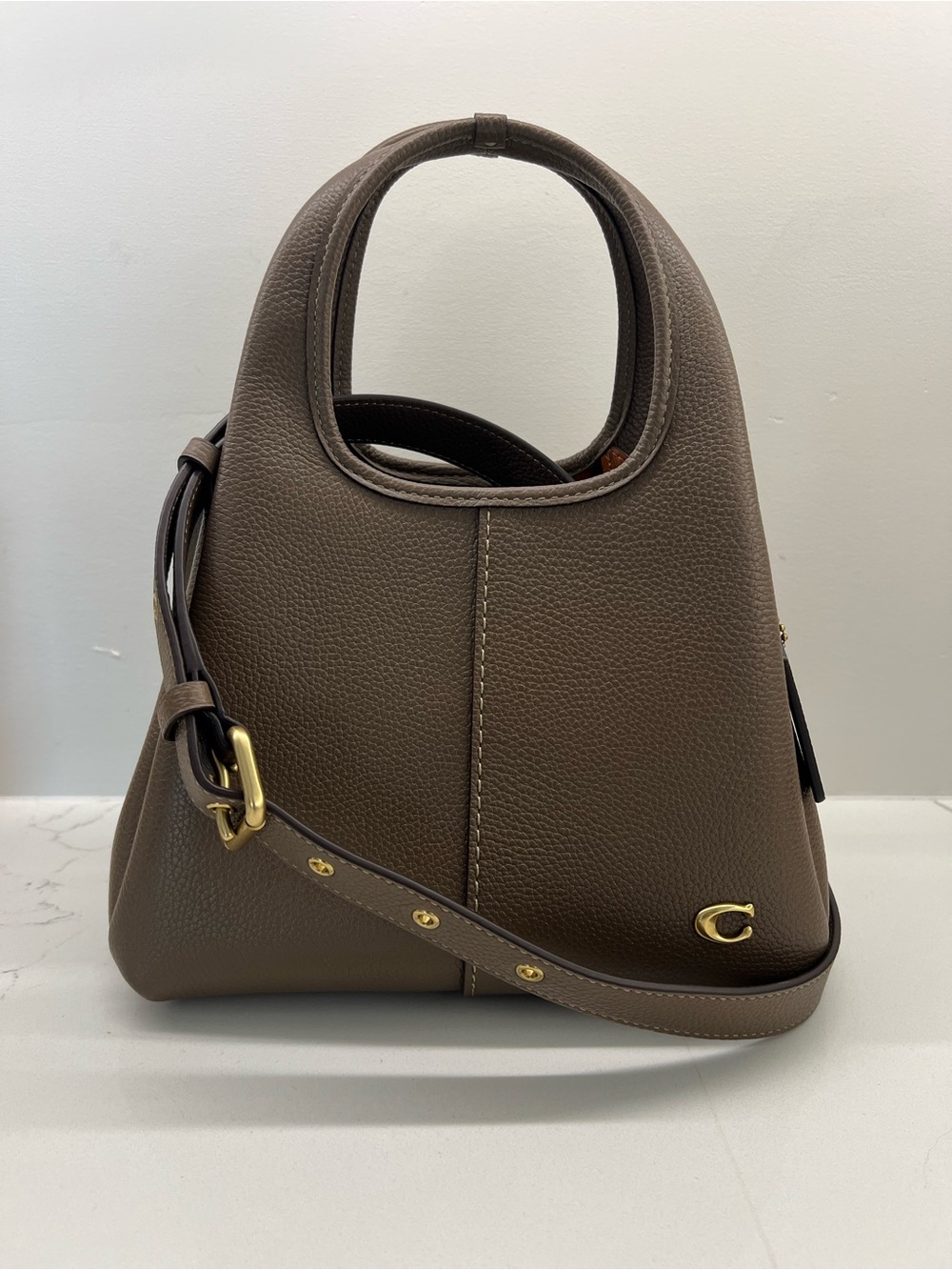 Coach Lana Shoulder Bag 23 in Stone